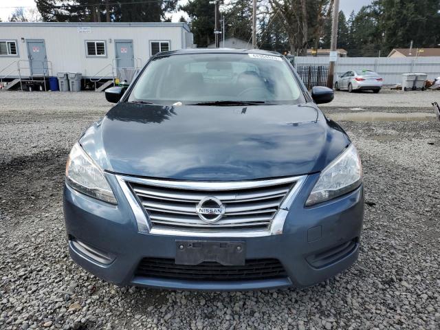 3N1AB7AP0EY212836 - 2014 NISSAN SENTRA S BLUE photo 5