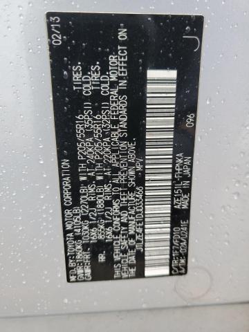 JTLZE4FE1DJ033466 - 2013 TOYOTA SCION XB Silber Foto 14