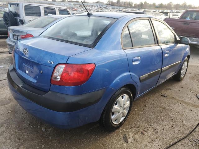 KNADE223696543379 - 2009 KIA RIO BASE BLUE photo 3