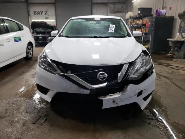 3N1AB7AP1KY247283 - 2019 NISSAN SENTRA S WHITE photo 5