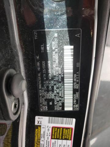 5TDLZRAHXNS096171 - 2022 TOYOTA HIGHLANDER XSE BLACK photo 13