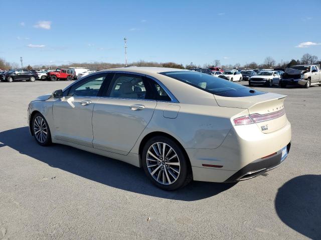 3LN6L5KU3JR604895 - 2018 LINCOLN MKZ HYBRID PREMIERE BEIGE photo 2