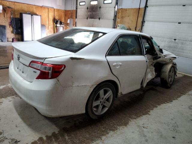 4T1BF1FK8DU692766 - 2013 TOYOTA CAMRY L WHITE photo 3