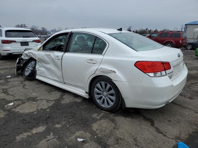 4S3BMDL6XB2235971 - 2011 SUBARU LEGACY 3.6R LIMITED WHITE photo 2