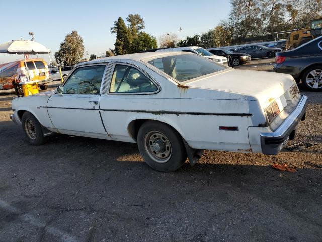 1X27U7L122181 - 1977 CHEVROLET NOVA WHITE photo 2