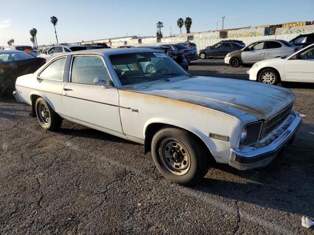 1X27U7L122181 - 1977 CHEVROLET NOVA WHITE photo 4