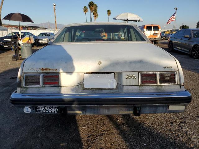 1X27U7L122181 - 1977 CHEVROLET NOVA WHITE photo 6