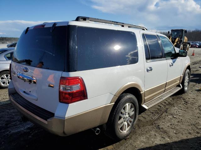 1FMJK1H50DEF61629 - 2013 FORD EXPEDITION EL XLT WHITE photo 3