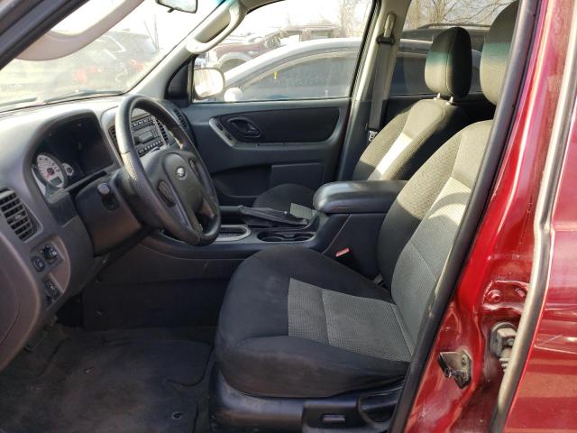 1FMYU931X7KB98614 - 2007 FORD ESCAPE XLT RED photo 7