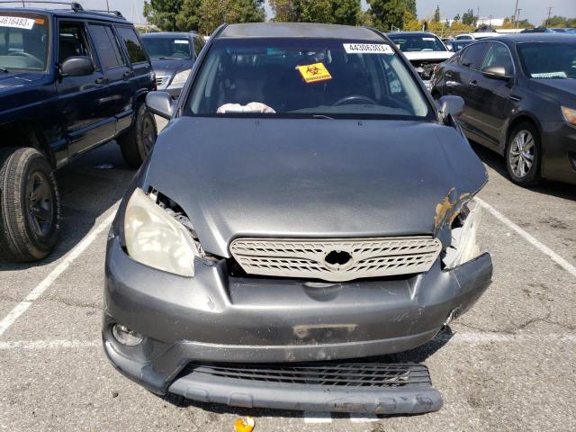 2T1KR32E35C380912 - 2005 TOYOTA COROLLA MA XR GRAY photo 5