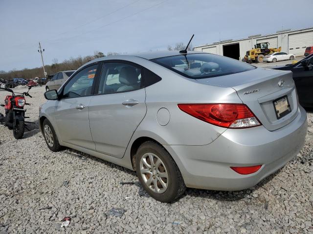 KMHCT4AE7DU476438 - 2013 HYUNDAI ACCENT GLS SILVER photo 2