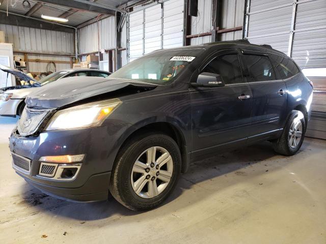 1GNKRJKD0DJ104452 - 2013 CHEVROLET TRAVERSE LT BLUE photo 1