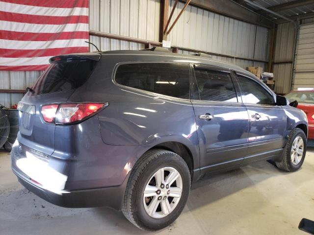 1GNKRJKD0DJ104452 - 2013 CHEVROLET TRAVERSE LT BLUE photo 3