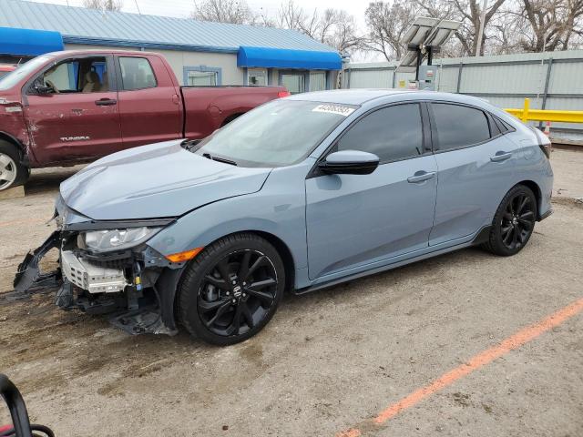 SHHFK7H47HU213589 - 2017 HONDA CIVIC SPORT 蓝色 照片 1