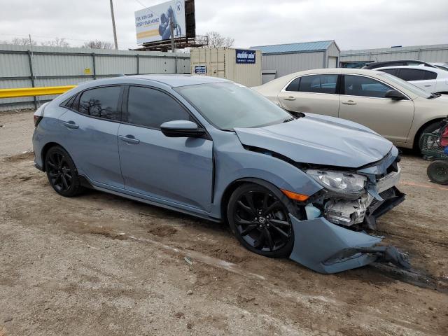 SHHFK7H47HU213589 - 2017 HONDA CIVIC SPORT 蓝色 照片 4