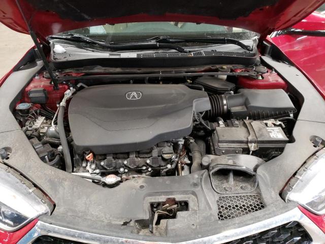 19UUB2F40KA007224 - 2019 ACURA TLX TECHNOLOGY წითელი ფოტო 11