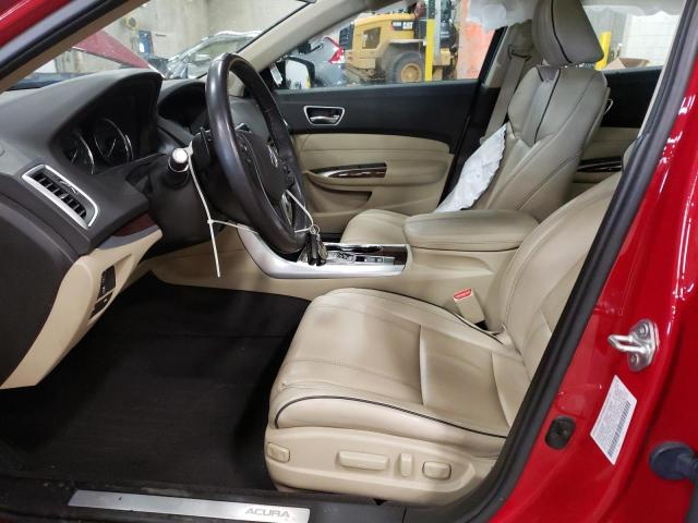 19UUB2F40KA007224 - 2019 ACURA TLX TECHNOLOGY წითელი ფოტო 7