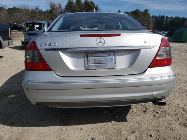 WDBUF87X89B380092 - 2009 MERCEDES-BENZ E 350 4MATIC SILVER photo 6