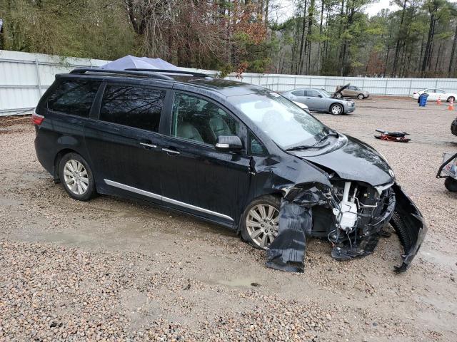 5TDDZ3DC2HS170527 - 2017 TOYOTA SIENNA XLE BLACK photo 4