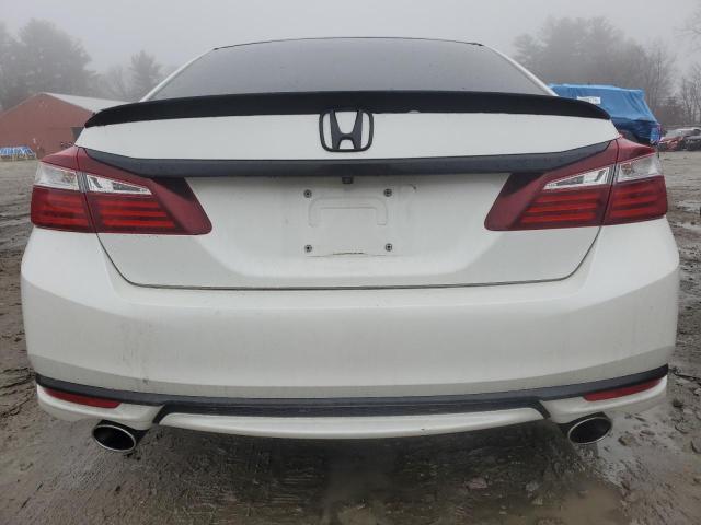 1HGCR2F50HA279894 - 2017 HONDA ACCORD SPORT WHITE photo 6