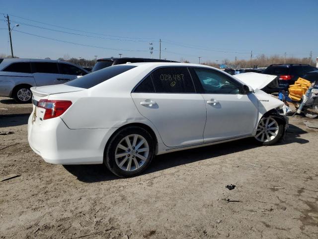 4T1BD1FKXCU028487 - 2012 TOYOTA CAMRY HYBRID WHITE photo 3