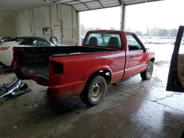 1GCCS14H338261108 - 2003 CHEVROLET S TRUCK S10 RED photo 3