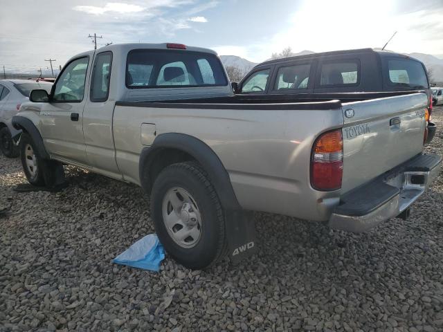 5TEWN72N34Z459350 - 2004 TOYOTA TACOMA XTRACAB SILVER photo 2