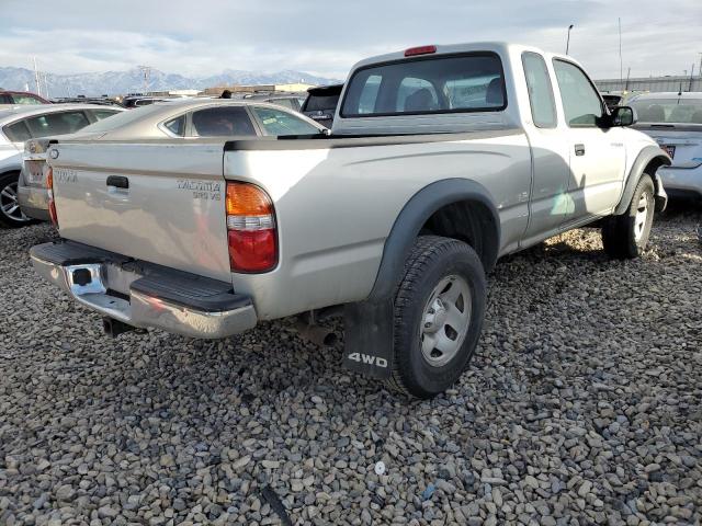 5TEWN72N34Z459350 - 2004 TOYOTA TACOMA XTRACAB SILVER photo 3