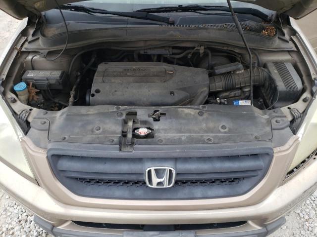 2HKYF18593H600336 - 2003 HONDA PILOT EXL TAN photo 12