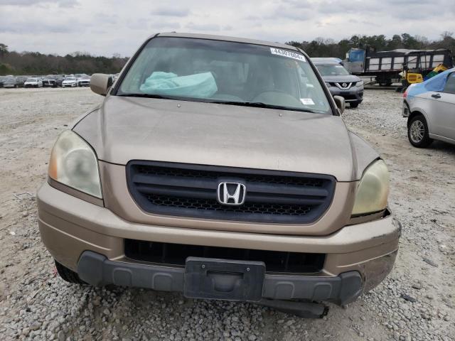 2HKYF18593H600336 - 2003 HONDA PILOT EXL TAN photo 5