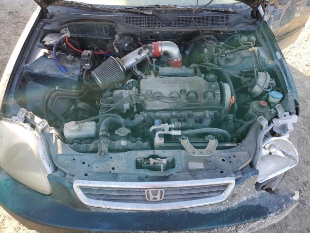 1HGEJ8646WL044623 - 1998 HONDA CIVIC EX GREEN photo 11