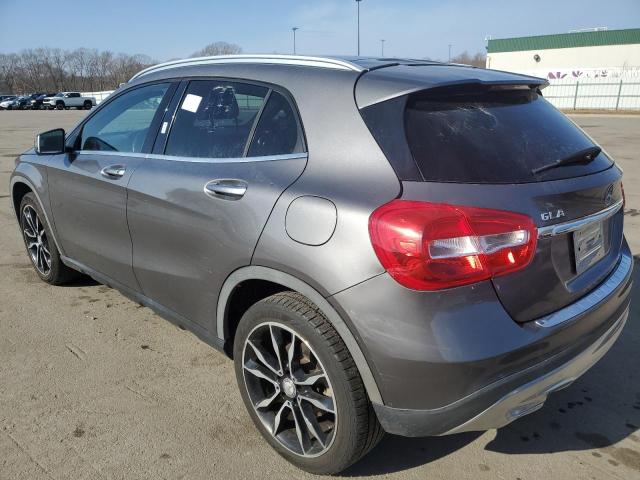 WDCTG4EB4HJ335658 - 2017 MERCEDES-BENZ GLA 250 GRAY photo 2