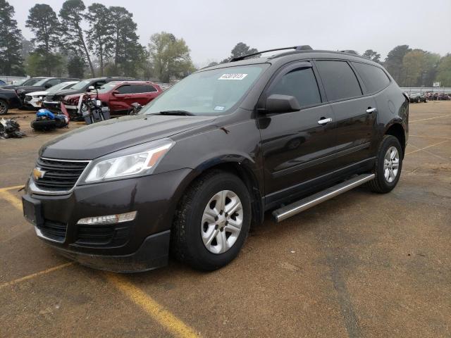 1GNKRFKD3HJ268443 - 2017 CHEVROLET TRAVERSE LS BLACK photo 1