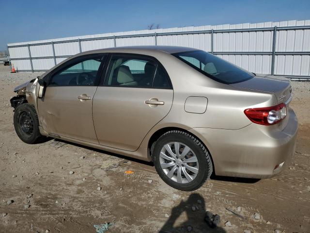 5YFBU4EE5CP026158 - 2012 TOYOTA COROLLA BASE BEIGE photo 2