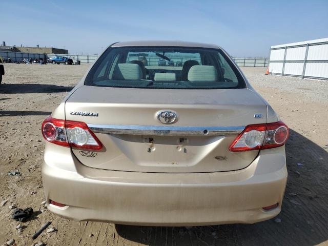 5YFBU4EE5CP026158 - 2012 TOYOTA COROLLA BASE BEIGE photo 6