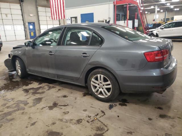 3VW2K7AJ3FM202529 - 2015 VOLKSWAGEN JETTA BASE Մոխրագույն լուսանկար 2