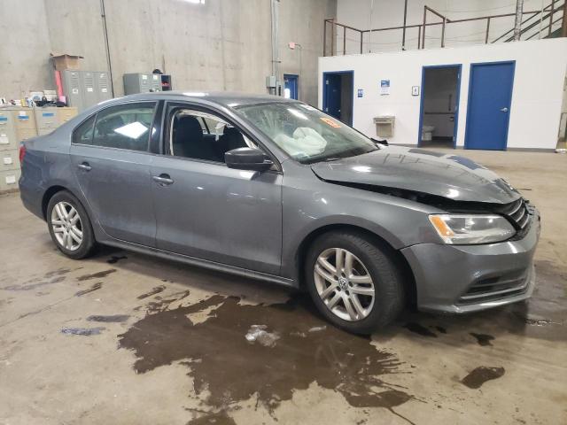 3VW2K7AJ3FM202529 - 2015 VOLKSWAGEN JETTA BASE Մոխրագույն լուսանկար 4