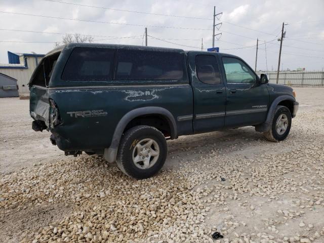 5TBRT34181S157611 - 2001 TOYOTA TUNDRA ACCESS CAB Կանաչ լուսանկար 3