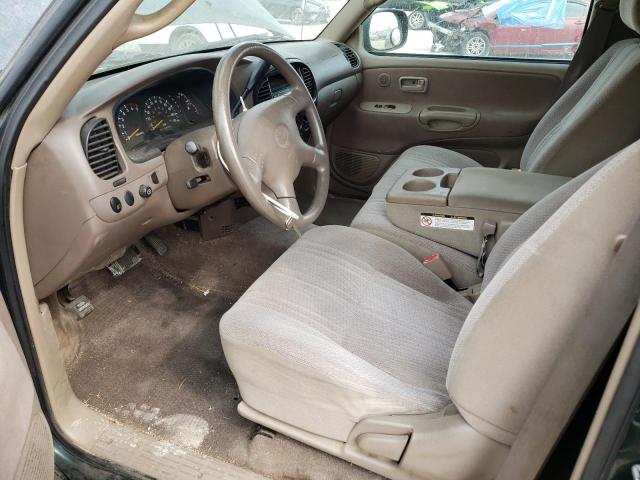 5TBRT34181S157611 - 2001 TOYOTA TUNDRA ACCESS CAB Կանաչ լուսանկար 7