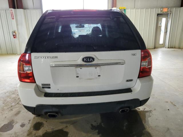 KNDJE723497613927 - 2009 KIA SPORTAGE LX WHITE photo 6