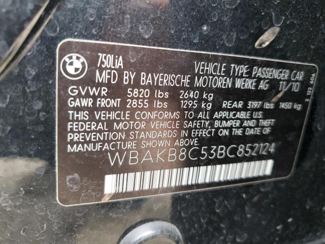 WBAKB8C53BC852124 - 2011 BMW ALPINA B7 LI BLACK photo 13