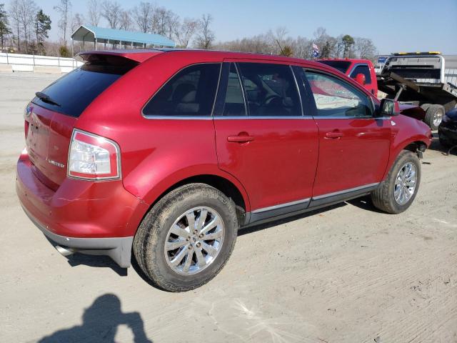 2FMDK39C18BB45452 - 2008 FORD EDGE LIMITED RED photo 3