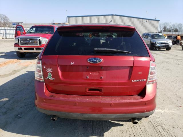 2FMDK39C18BB45452 - 2008 FORD EDGE LIMITED RED photo 6