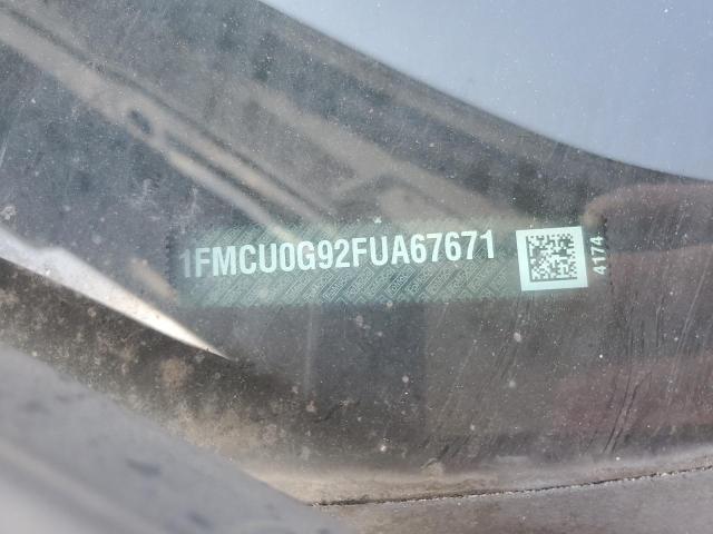 1FMCU0G92FUA67671 - 2015 FORD ESCAPE SE BLACK photo 14