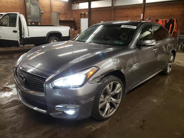 JN1BY1PR8FM831164 - 2015 INFINITI Q70L 3.7 GRAY photo 2