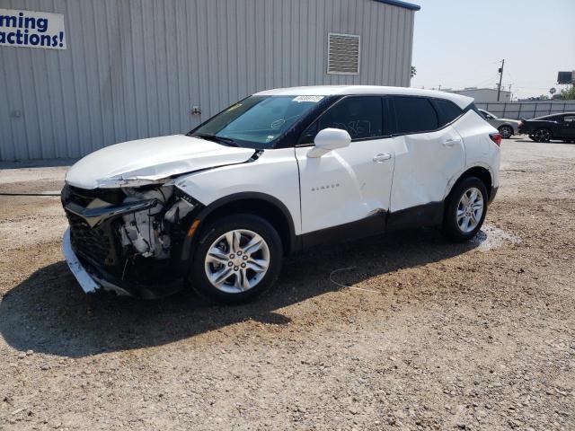 3GNKBCRS6LS707911 - 2020 CHEVROLET BLAZER 2LT WHITE photo 1