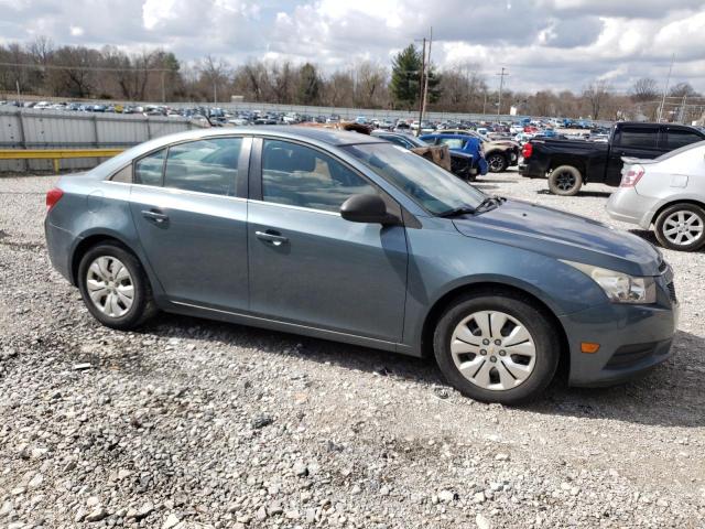 1G1PC5SH1C7245478 - 2012 CHEVROLET CRUZE LS BLUE photo 4