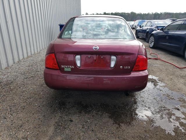 3N1CB51D44L880430 - 2004 NISSAN SENTRA 1.8 MAROON photo 6