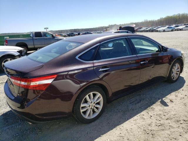 4T1BK1EB2DU017167 - 2013 TOYOTA AVALON BASE 勃艮第红 照片 3