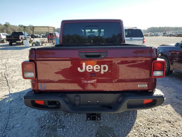 1C6HJTFG9ML585176 - 2021 JEEP GLADIATOR OVERLAND BURGUNDY photo 6